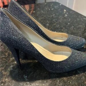Ellen Tracy heels glitter size 9